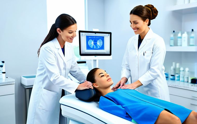 피부관리사의 클리닉 개업 준비 사례 - **Prompt 1: Local Market Insight and Elegant Clinic Ambiance**
    A sophisticated Arab businesswoma...