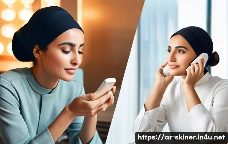 피부관리 고객 불만 해결 사례 - **Prompt 1: From Disappointment to Delight in Skincare Resolution**
    "A visually striking split i...