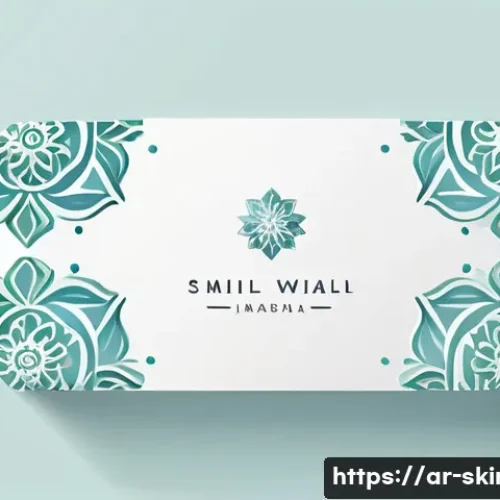 Home 17 피부관리사로서의 명함 제작 및 네트워킹 - A professional business card design for a skincare specialist targeting Arabic-speaking clients, fea...